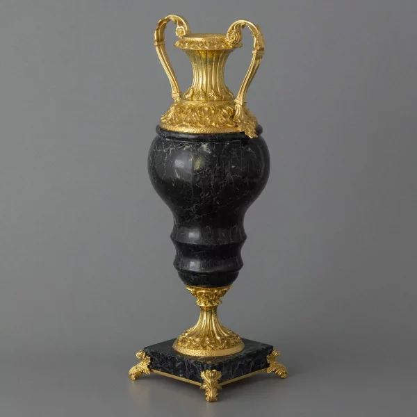 Ваза из камня Афина (мулдакаевская яшма цвета морского шторма) 0З-00008732 (7)