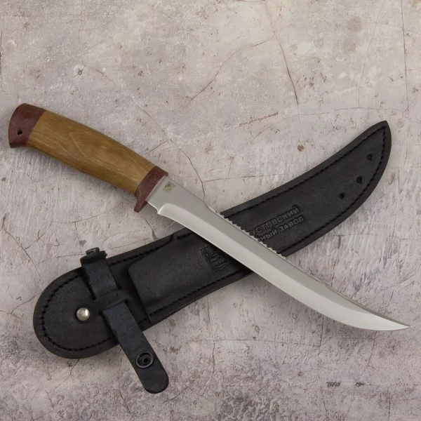 Нож Рыбацкий (сталь 95x18, орехтекст.серрейтор) 0З-00008553 (4)