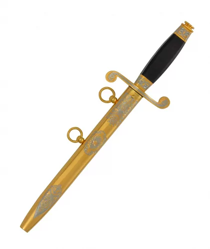 Кортик Офицерский Морской (сталь дамасская)  0Ц-00003576 (2)